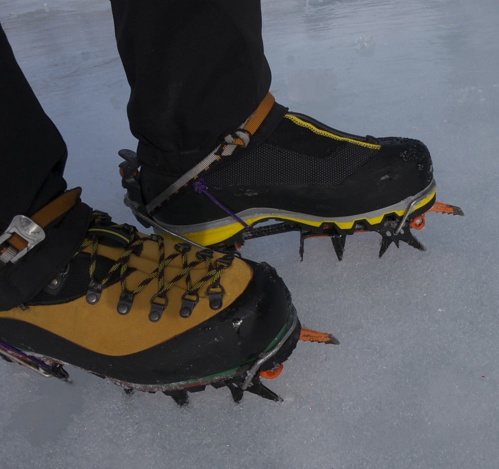 Shoes and choice of crampons